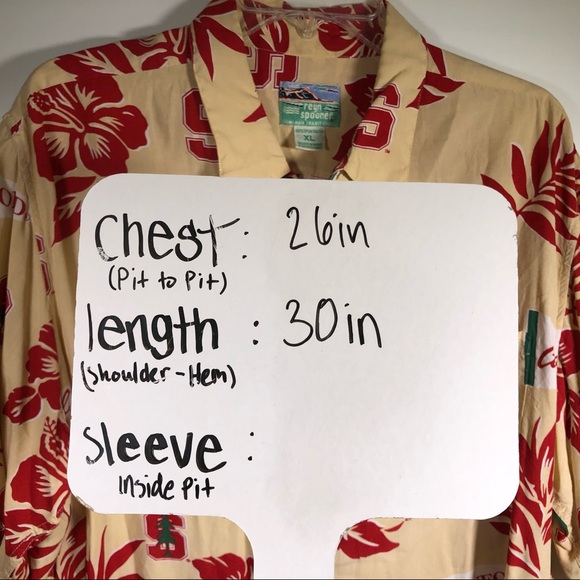 Reyn Spooner Stanford university Cardinals Shirt - Picture 6 of 6